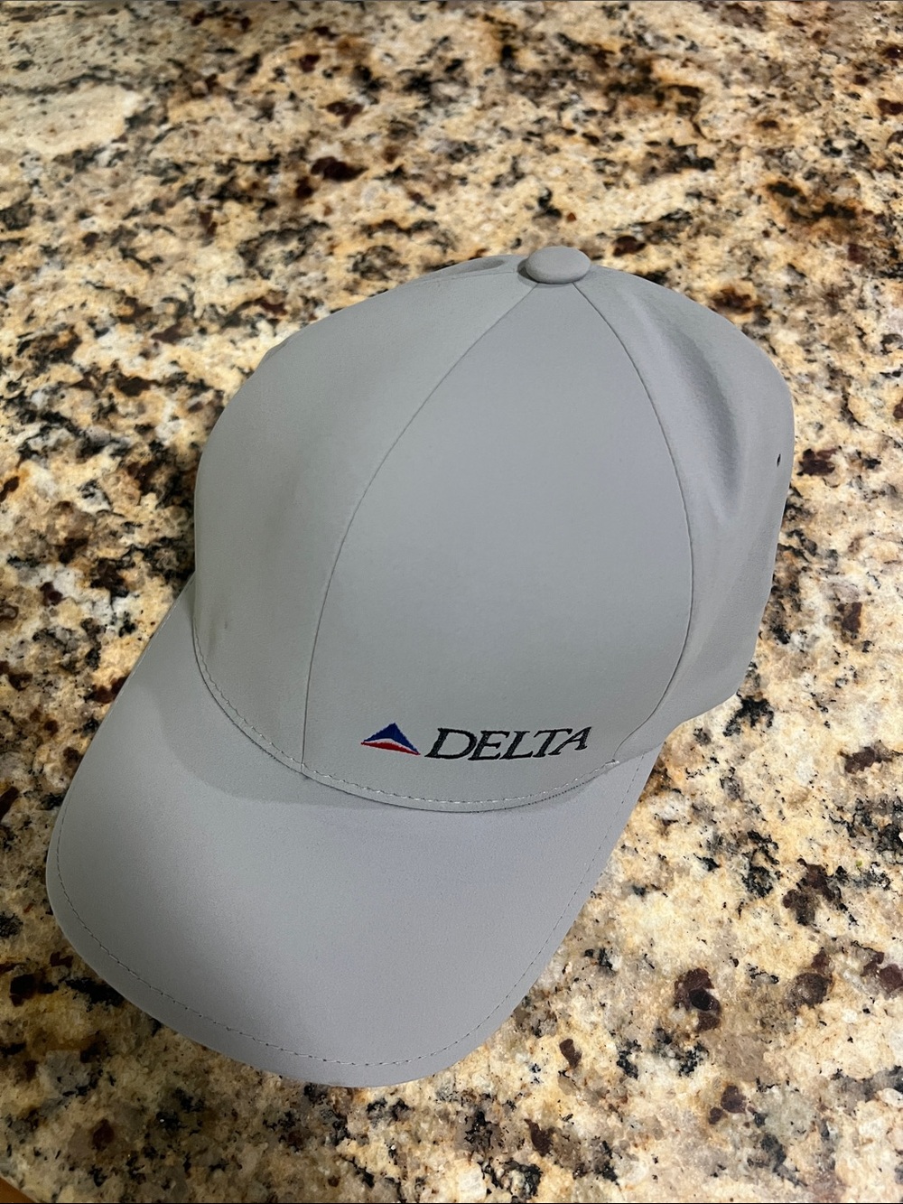 Delta Men's Gray Performance Baseball Cap